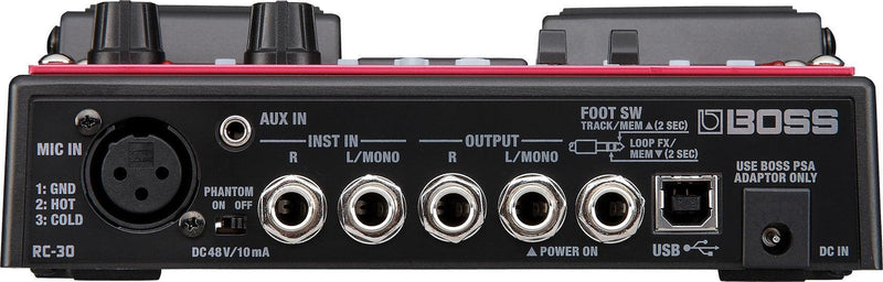 Pedal Boss Guit Elec Rc-30 Loop Station - The Music Site
