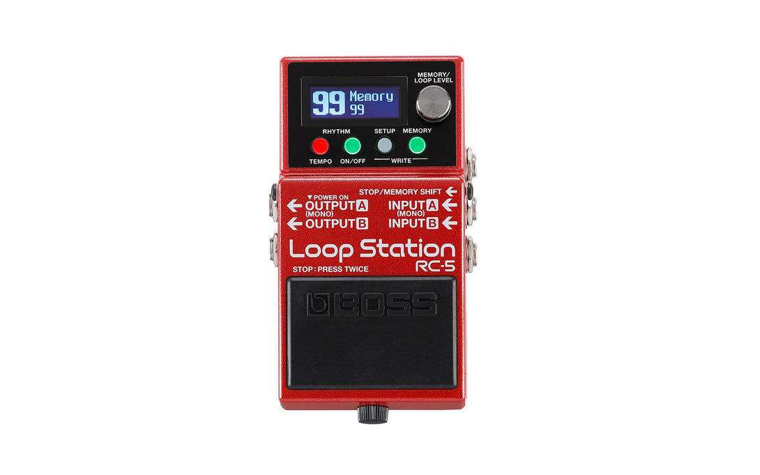 Pedal Boss Guit Elec Rc-5 Loop Station - The Music Site