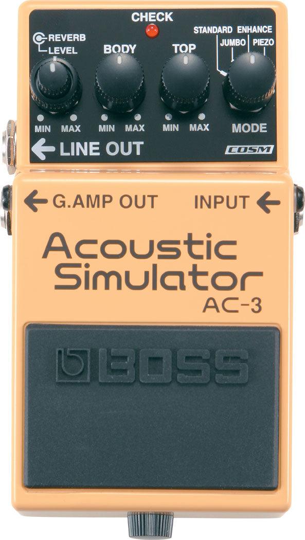 Pedal Boss Guitarra Acustica Ac-3 Acoustiac Simulator - The Music Site