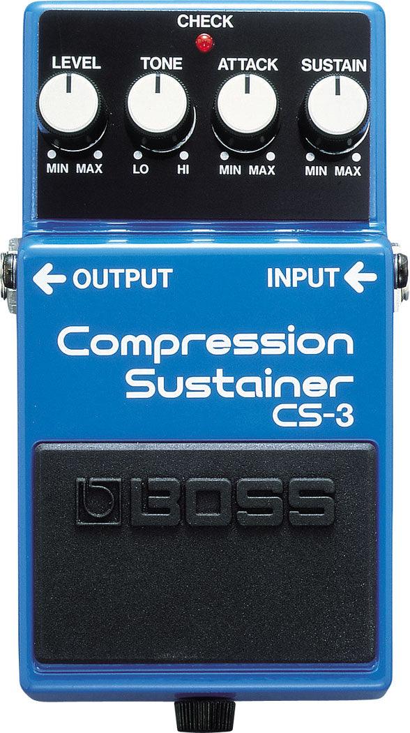 Pedal Boss Guitarra Electrica Cs-3 Compression Sustainer - The Music Site