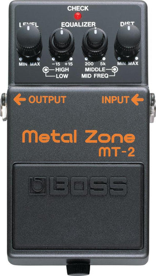 Pedal Boss Guitarra Electrica Mt-2 Metal Zone - The Music Site