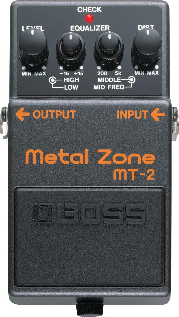 Pedal Boss Guitarra Electrica Mt-2 Metal Zone - The Music Site