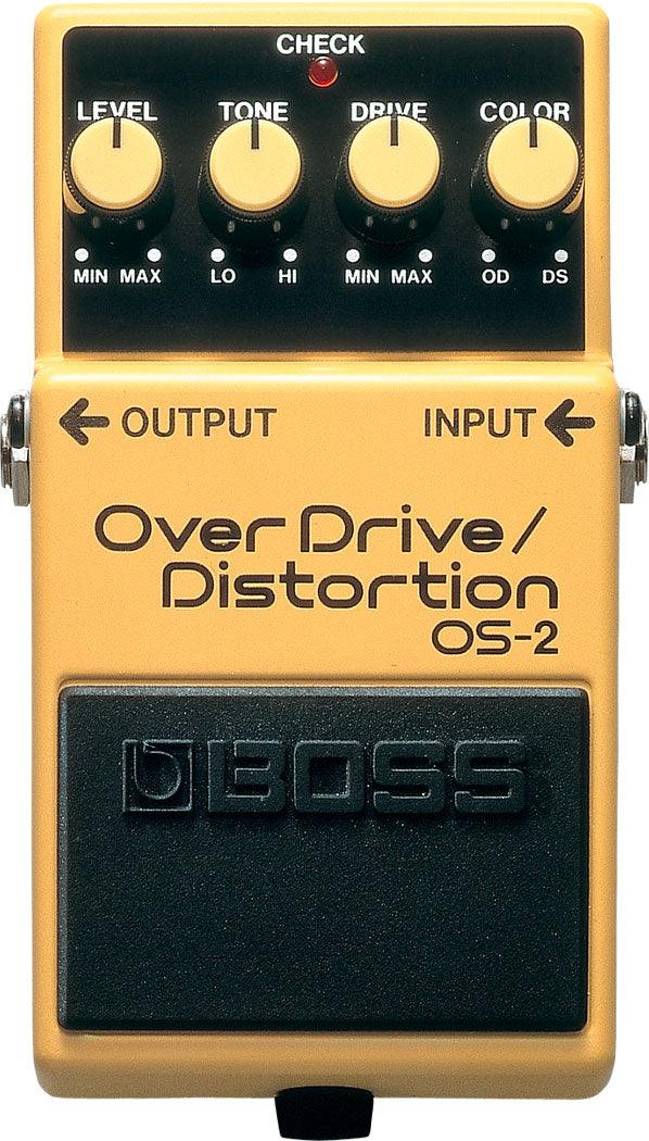 Pedal Boss Guitarra Electrica Os-2 Overdrive And Distortion - The Music Site