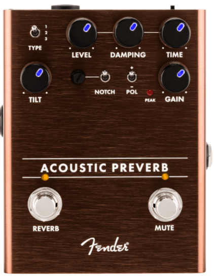 Pedal Fender Acoustic Preverb 0234548000 - The Music Site