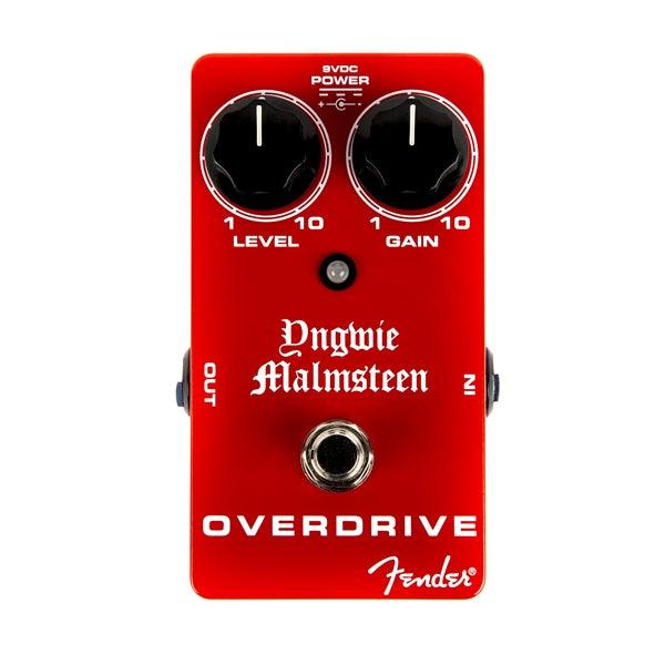 Pedal Fender Guitarra Electrica Malmsteen Overdrive Pedal, Red - The Music Site