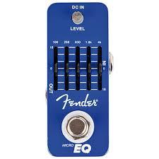 Pedal Fender® Guitarra Electrica Micro EQ, Blue - The Music Site