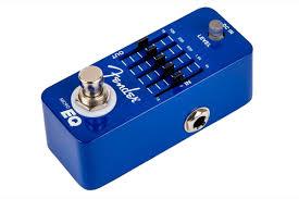 Pedal Fender® Guitarra Electrica Micro EQ, Blue - The Music Site
