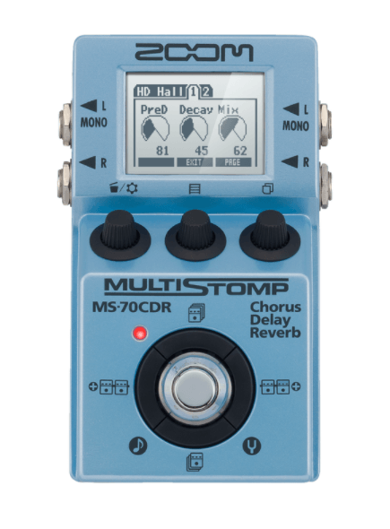 Pedal Zoom Ms-70Cdr Multi Stomp Guit Y Bajo - The Music Site