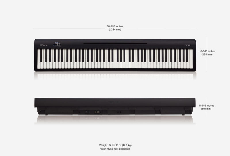 Piano Digital Roland Fp-10 - The Music Site