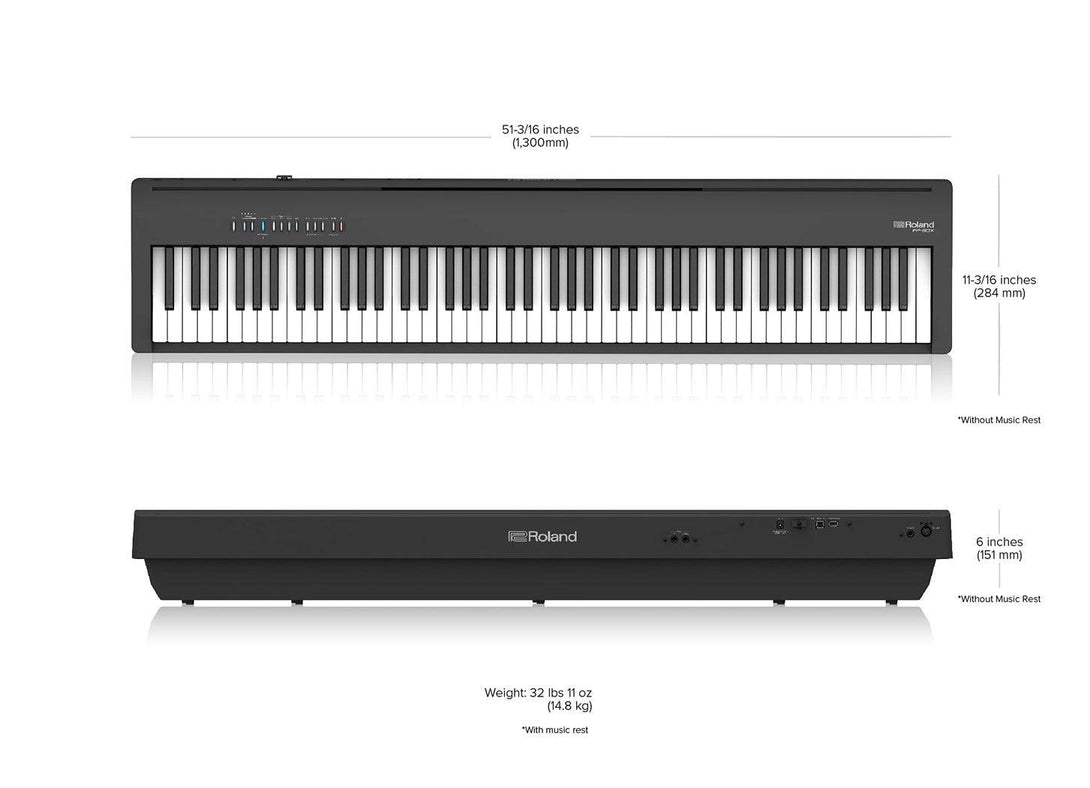 Piano Digital Roland Fp-30X-Bk - The Music Site