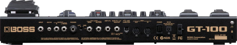Procesador De Efectos Boss Guitarra Electrica Gt-100 - The Music Site