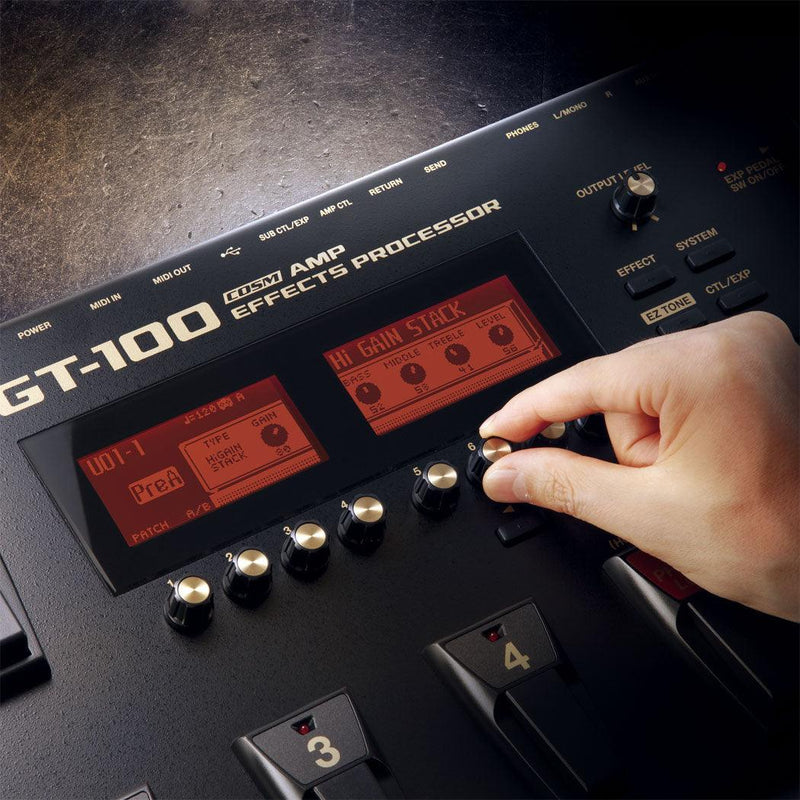 Procesador De Efectos Boss Guitarra Electrica Gt-100 - The Music Site