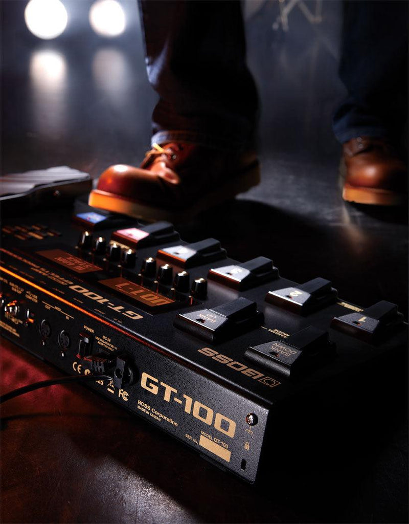 Procesador De Efectos Boss Guitarra Electrica Gt-100 - The Music Site