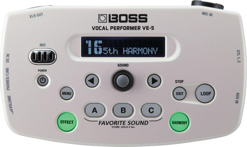 Procesador De Efectos Boss Voz Ve-5-Wh/Rd - The Music Site