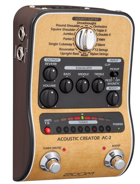 Procesador De Efectos Zoom Ac-2/120Gl Guit Acust - The Music Site