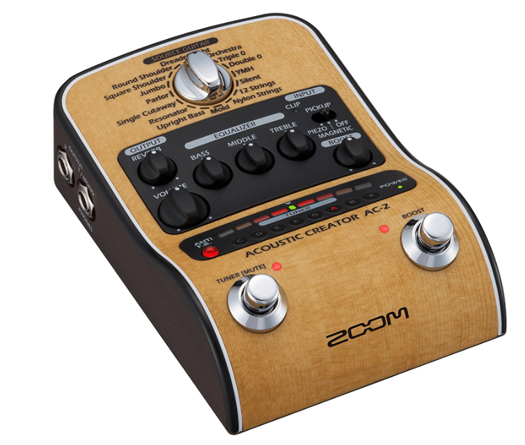 Procesador De Efectos Zoom Ac-2/120Gl Guit Acust - The Music Site