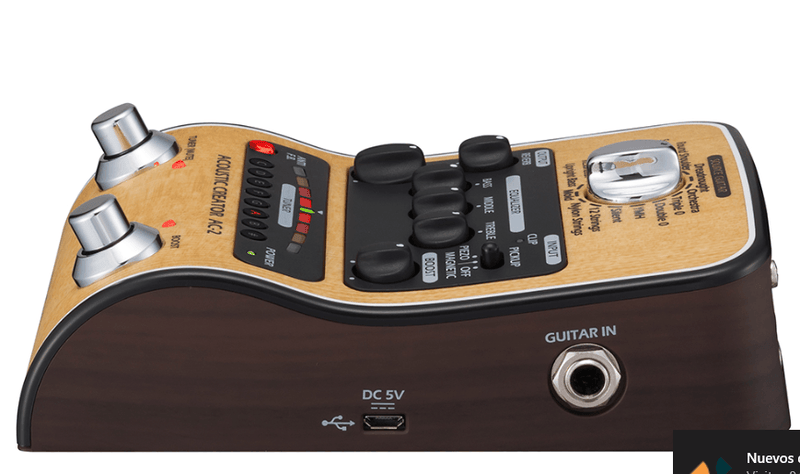 Procesador De Efectos Zoom Ac-2/120Gl Guit Acust - The Music Site
