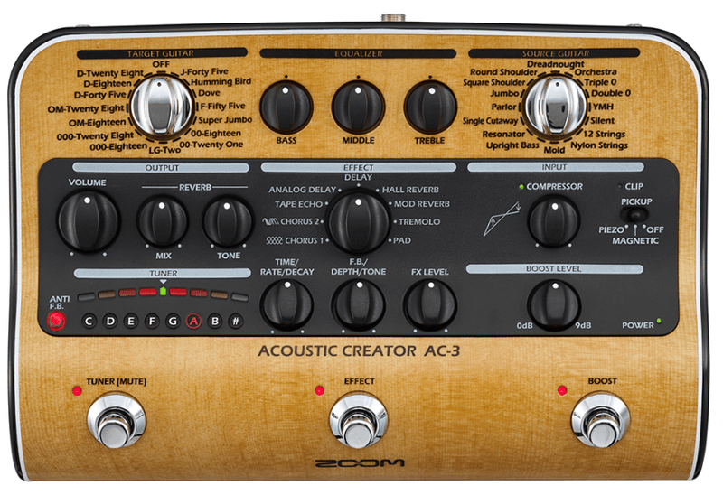 Procesador De Efectos Zoom Ac-3/120Gl - The Music Site