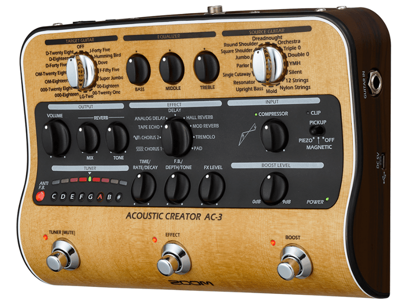 Procesador De Efectos Zoom Ac-3/120Gl - The Music Site