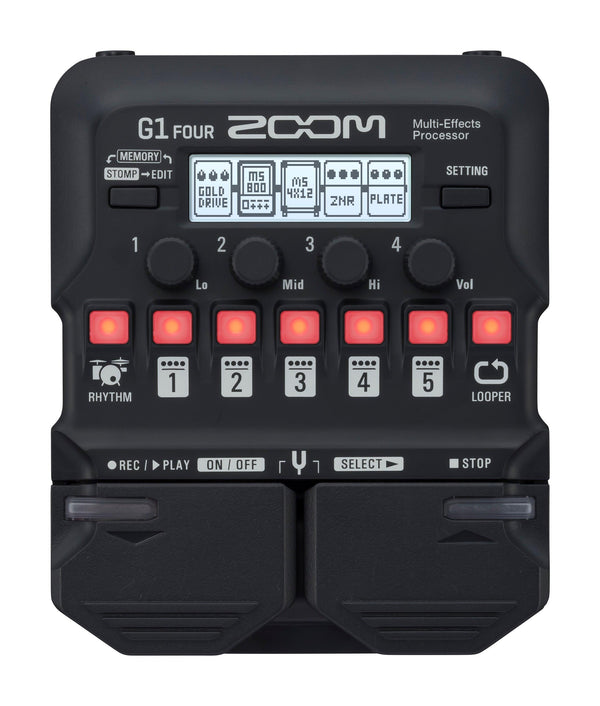 Procesador De Efectos Zoom G1 Four 120Gl - The Music Site