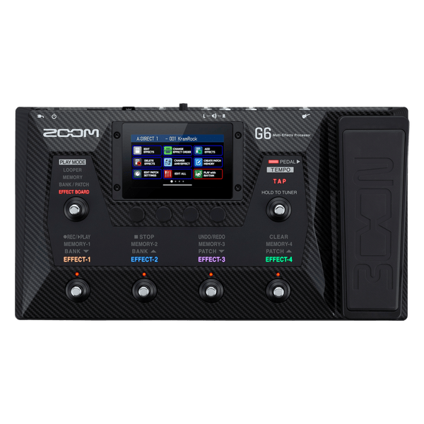 Procesador De Efectos Zoom G6/120Gl Guit Elec - The Music Site