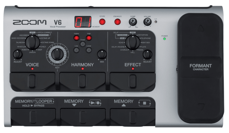 Procesador De Efectos Zoom V6-Sp/120Gl Vocal - The Music Site