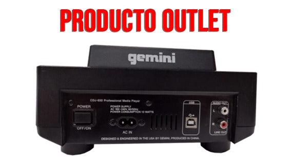 Reproductor Gemini Cdj-650 Cd/Mp3 - The Music Site