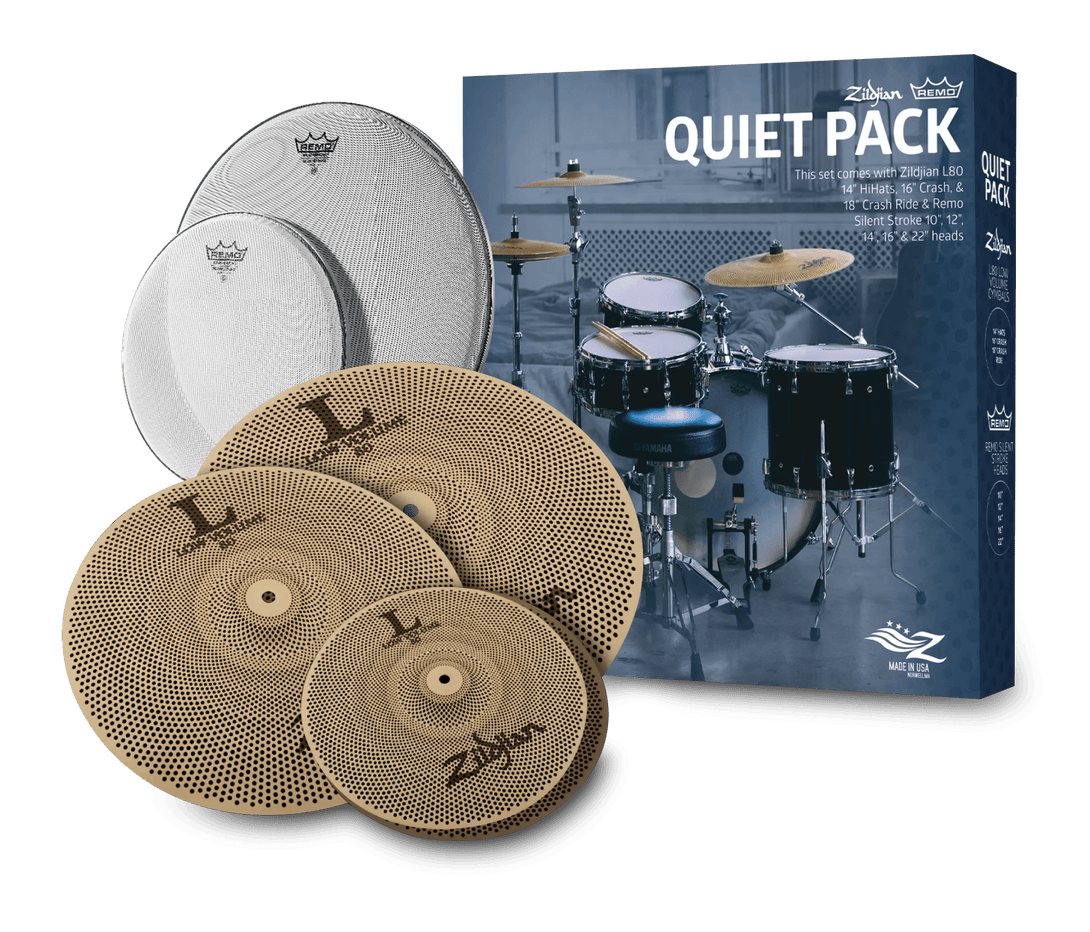 Set Zildjian Quiet Pack L80 Lv468Rh Kit - The Music Site