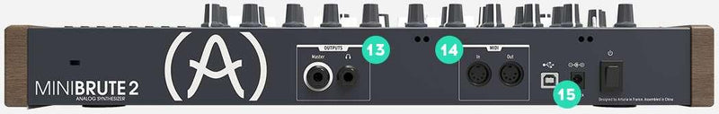 Sintetizador Arturia Minibrute 2 Noir 531003 - The Music Site