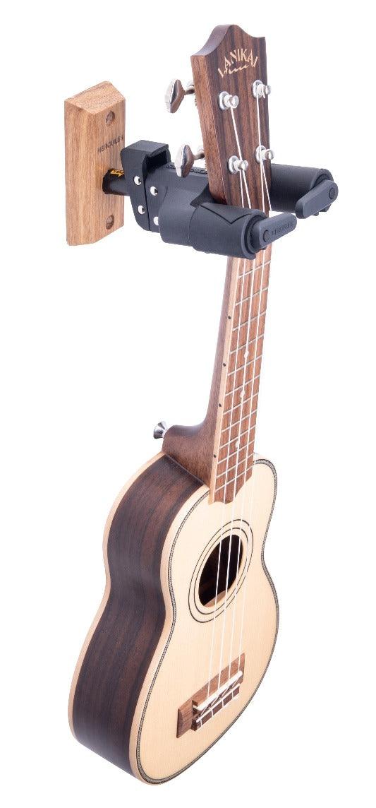 Soporte Hercules Guitarra Pared Gsp38Wbr Plus Madera - The Music Site