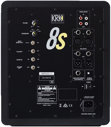 Subwoofer Krk 8S2-Na 120V - The Music Site