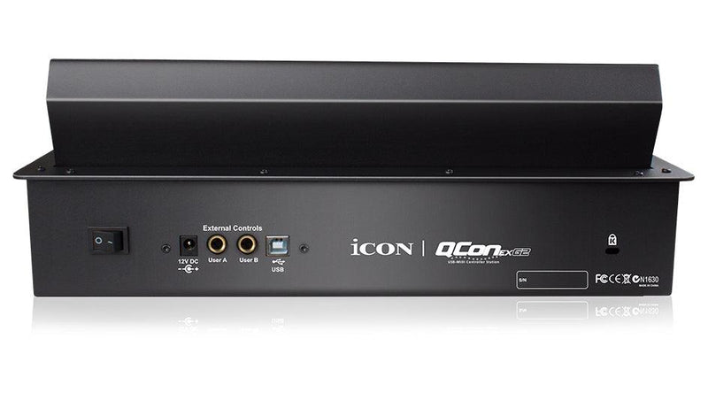 Superficie De Control Icon Qcon Ex G2 Negro - The Music Site