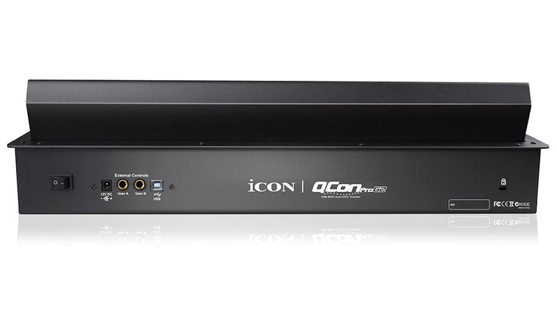 Superficie De Control Icon Qcon Pro G2 Black - The Music Site