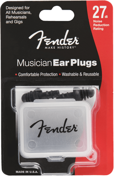 Tapa Oidos Fender Musician Series Ear Plugs, Black0990542000 - The Music Site