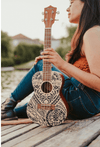 Ukulele Bamboo Concert U-Tribal-Sp - The Music Site