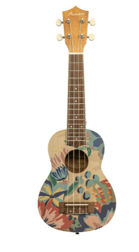 Ukulele Bamboo Soprano U-21-Caramell - The Music Site