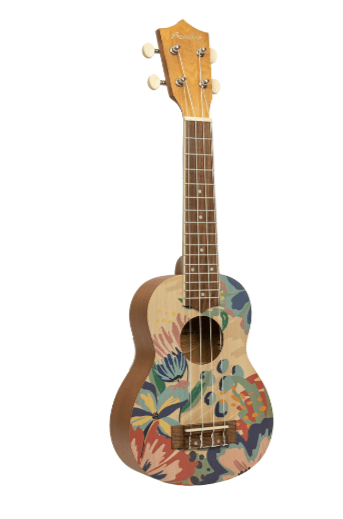 Ukulele Bamboo Soprano U-21-Caramell - The Music Site