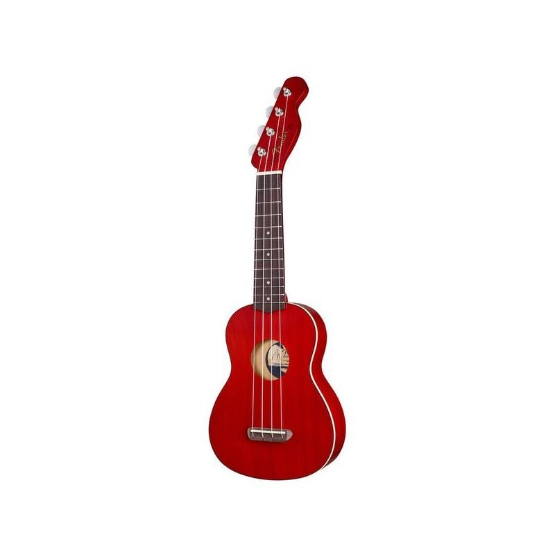 Ukulele Fender Venice Cherry 0965060090 - The Music Site