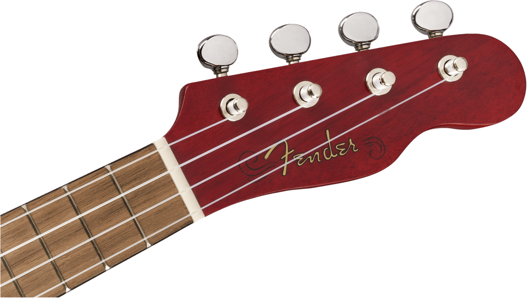 Ukulele Fender Venice Soprano Cherry 0971610590 - The Music Site