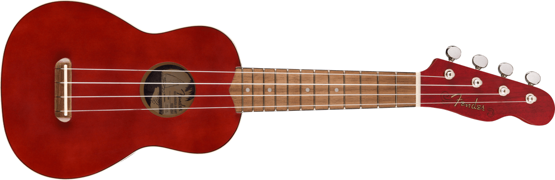 Ukulele Fender Venice Soprano Uke, Walnut Fingerboard, Natural 0971610522 - The Music Site