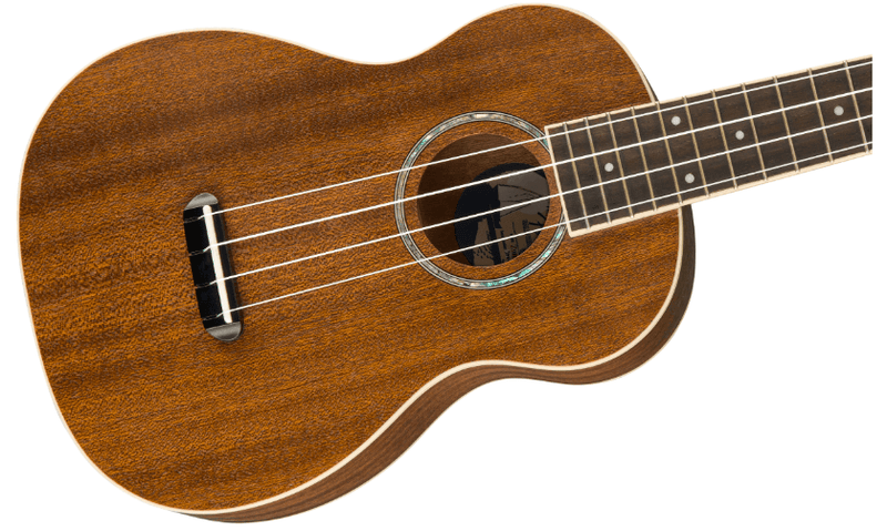 Ukulele Fender Zuma Concert Ukulele, Walnut Fingerboard, Natural 0971630022 - The Music Site