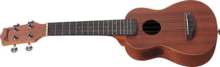Ukulele Ibanez Soprano Uks100-Open Pore Natural - The Music Site